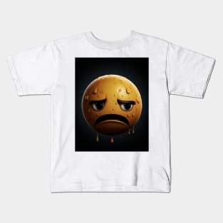 Sad Emoticon Kids T-Shirt